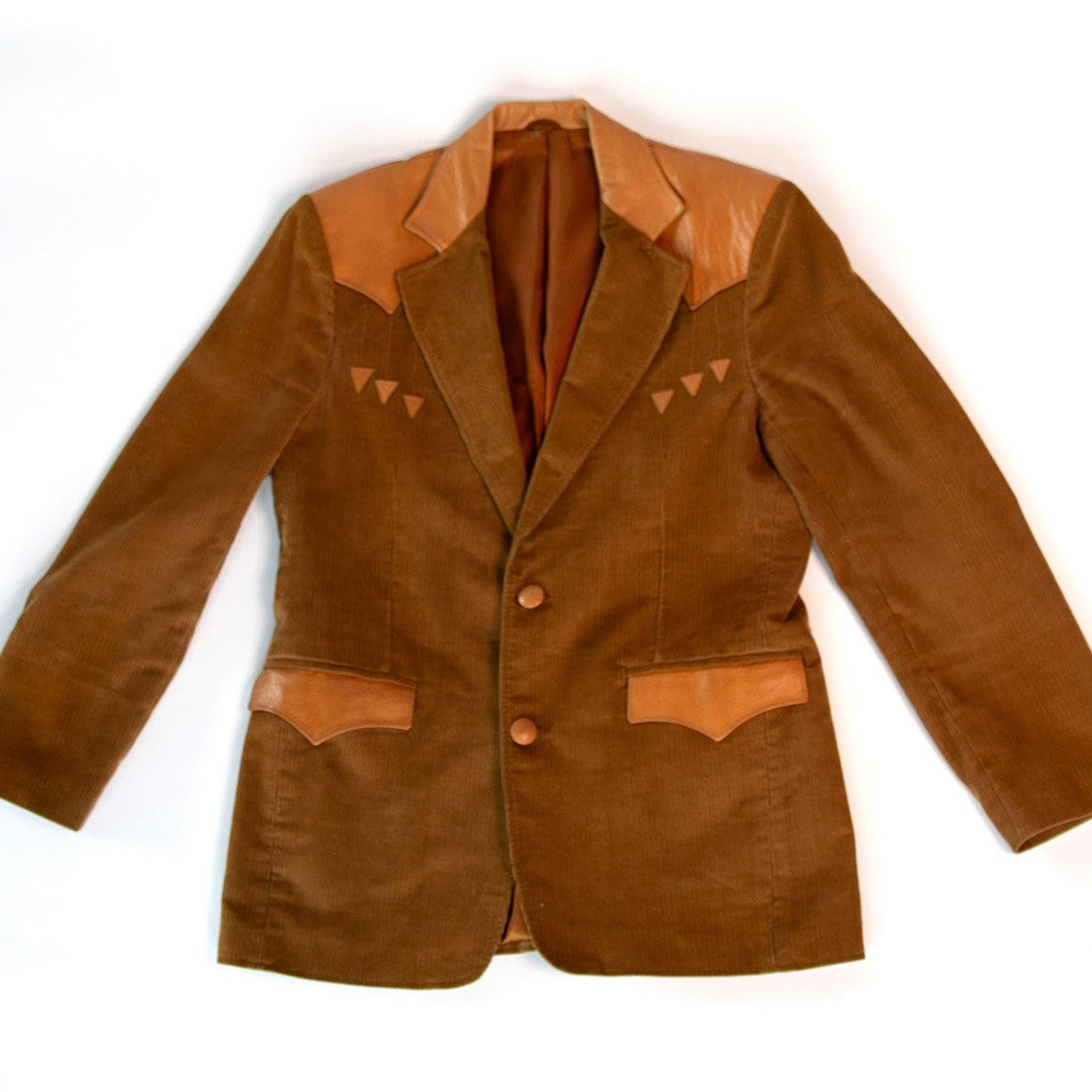 Leather Embellished Blazer