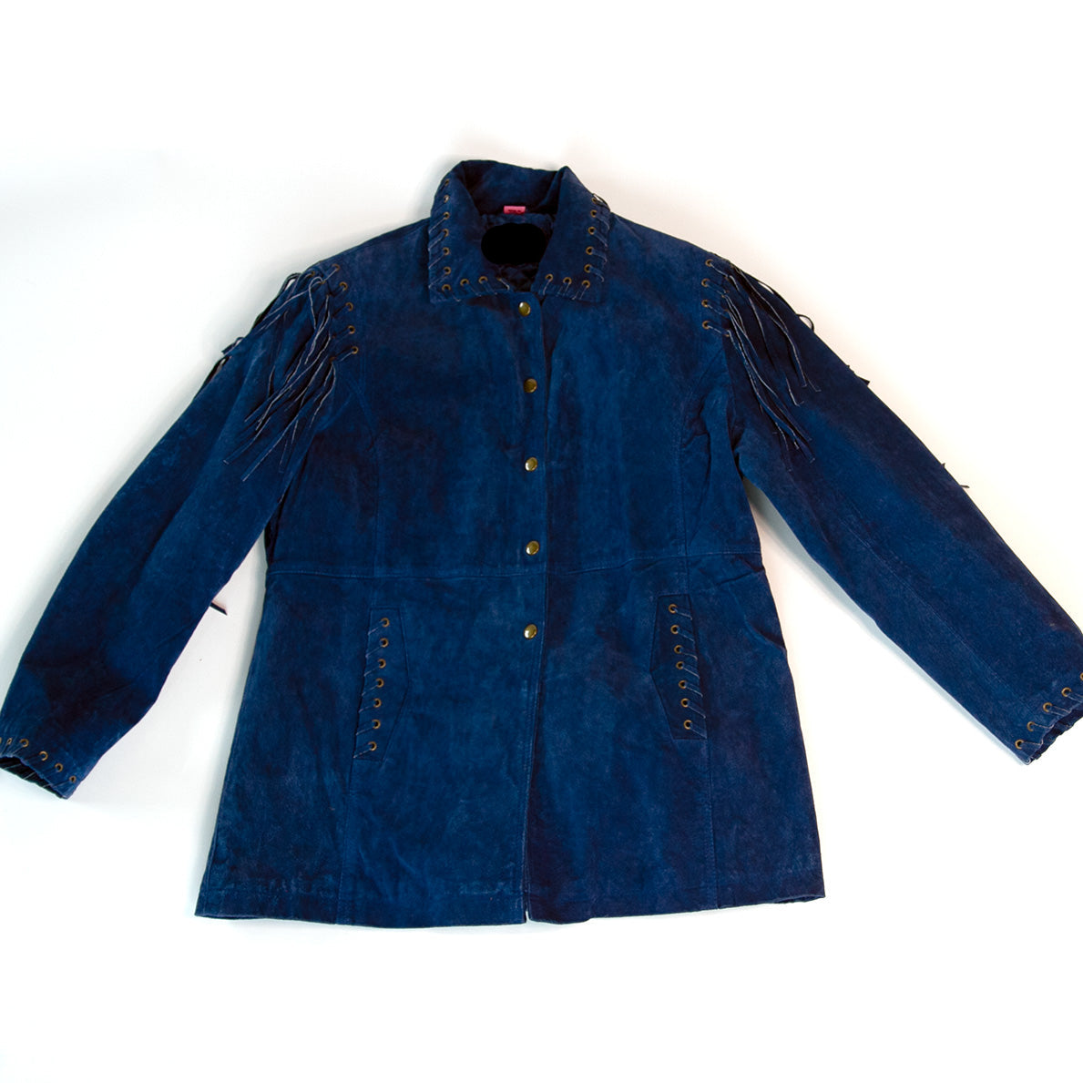 Blue Fringe Jacket