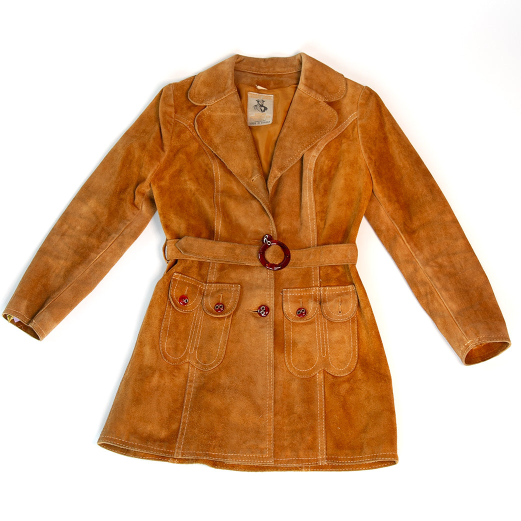Suede Belted Jacket