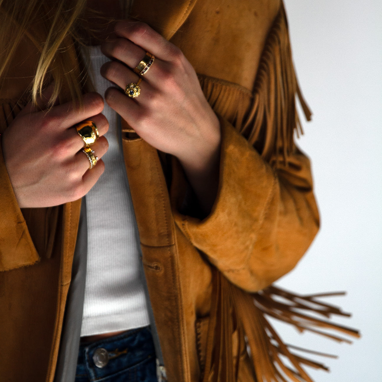Worn Fringe Jacket