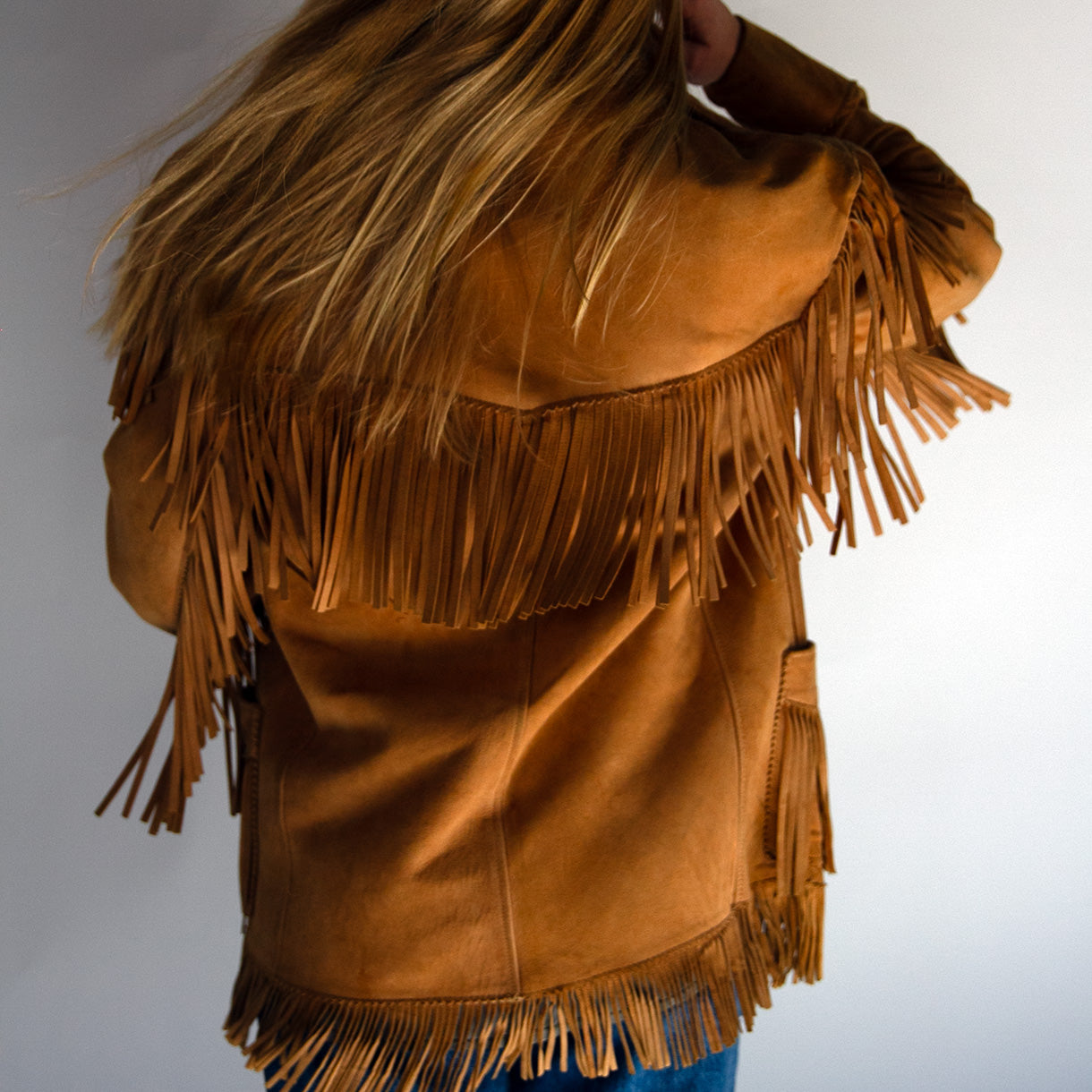 Worn Fringe Jacket