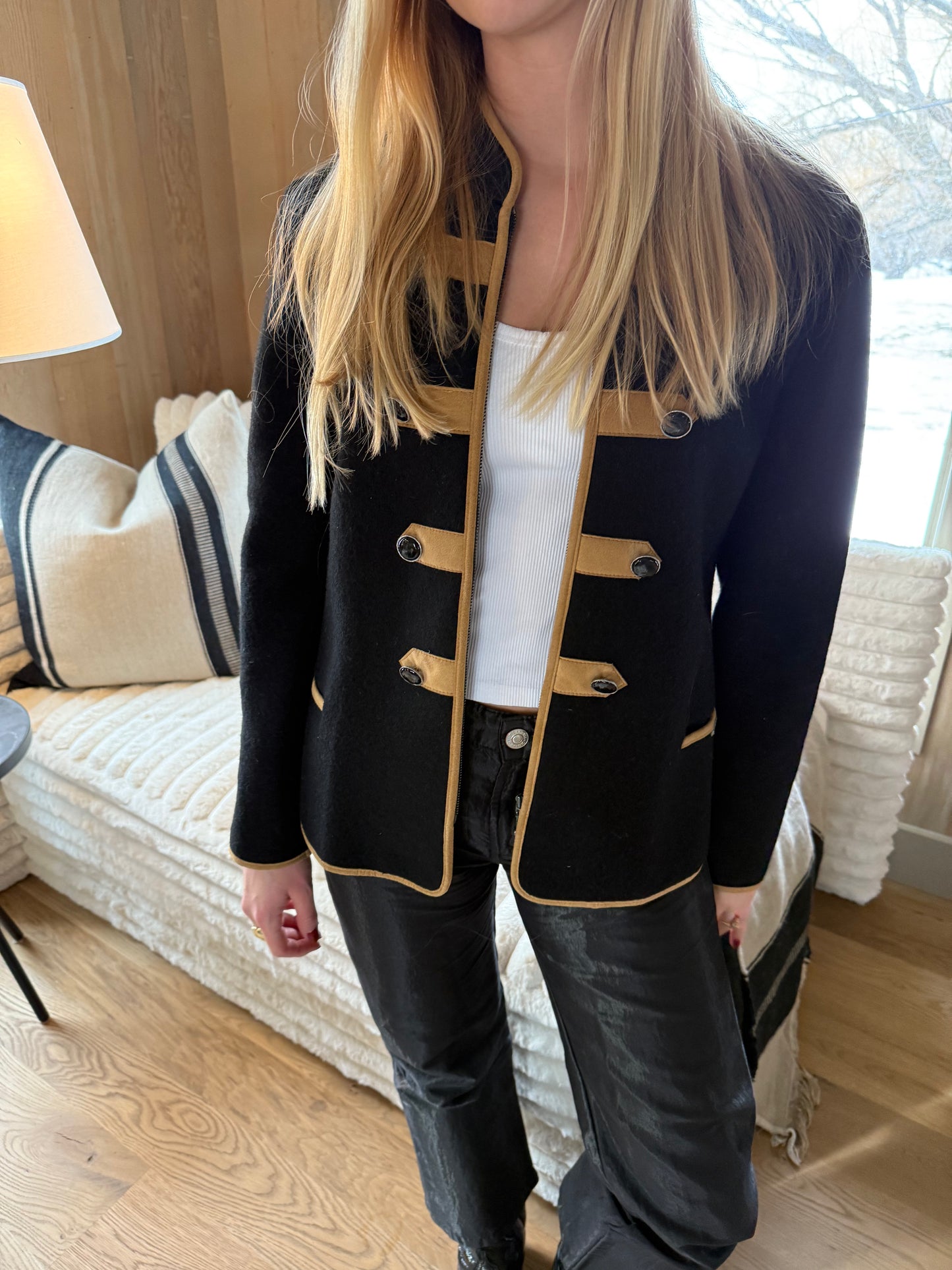 Wool Button Jacket