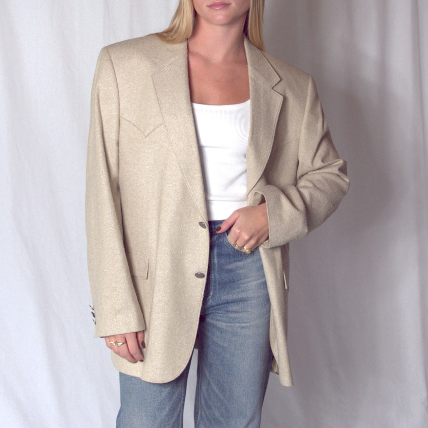 Blonde Western Blazer