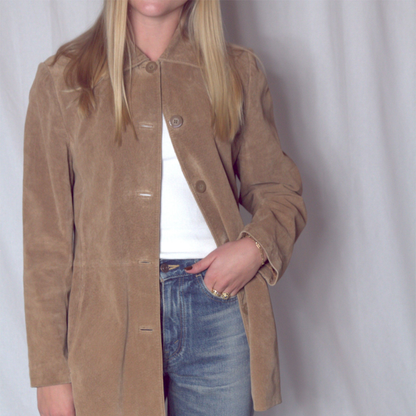 Bernardo Suede Jacket