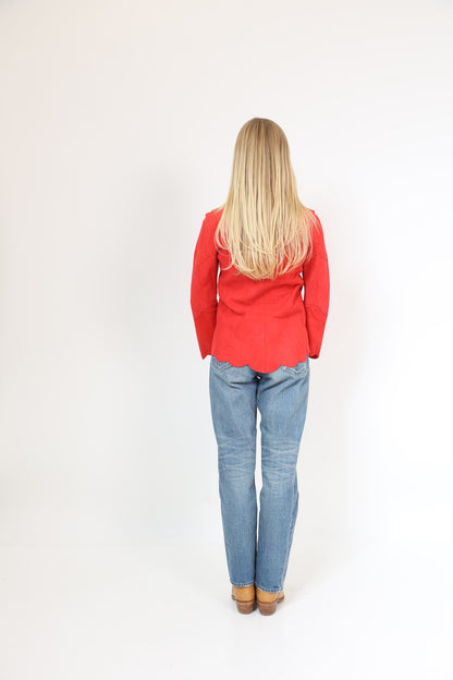 Red Suede Set
