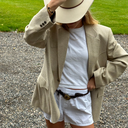 Blonde Western Blazer