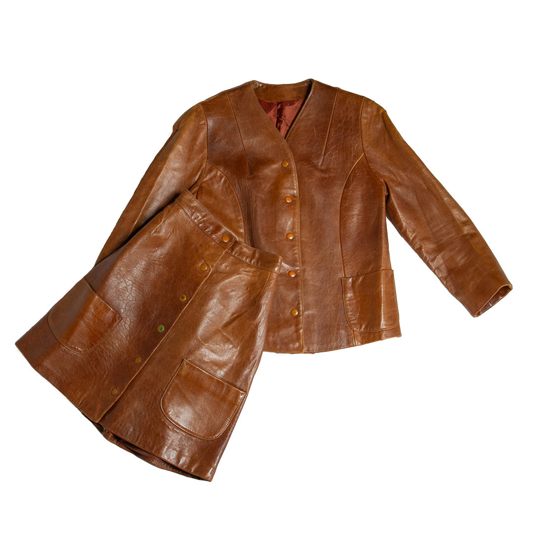 Brown Leather Set