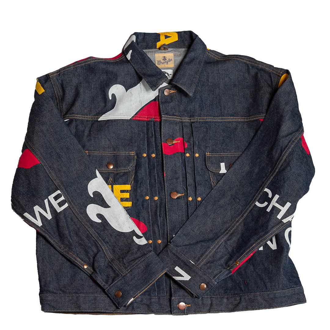 Wrangler Japan 75th Anniversary Banner Print Jacket